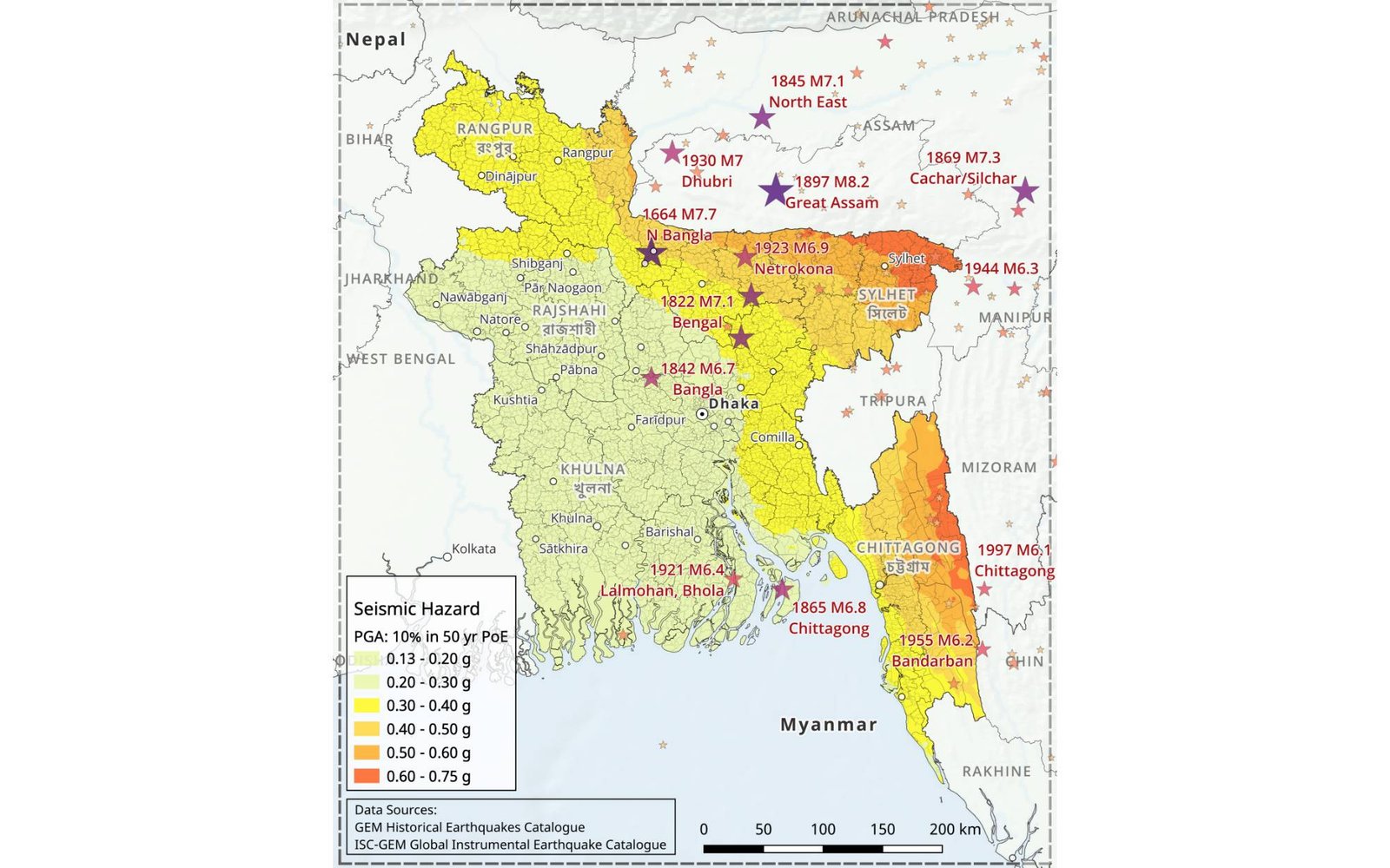 UPAZILA-LEVEL EARTHQUAKE RISK ASSESSMENT FOR BANGLADESH