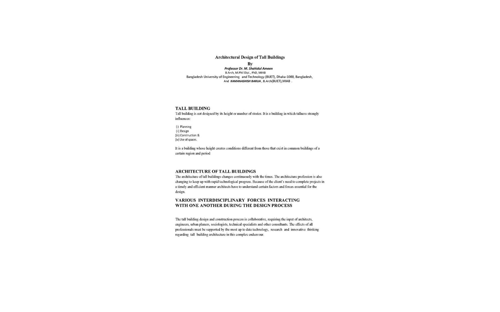 Paper on Architectural Design of Tall Buildings — gallery image 2