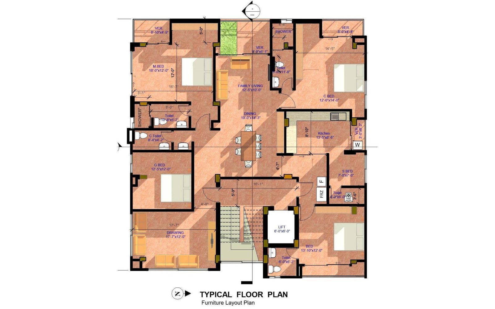 RESIDENCE  INTERIOR OF ARIF BHAI — gallery image 1
